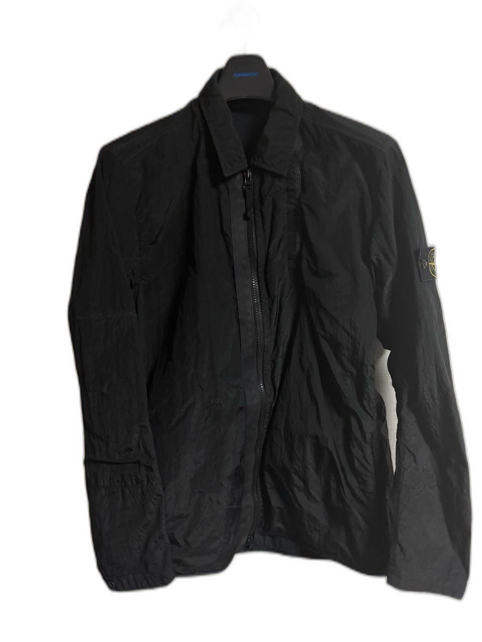 [XL]18FW 스톤아일랜드 나일론메탈 셔츠 자켓 블랙