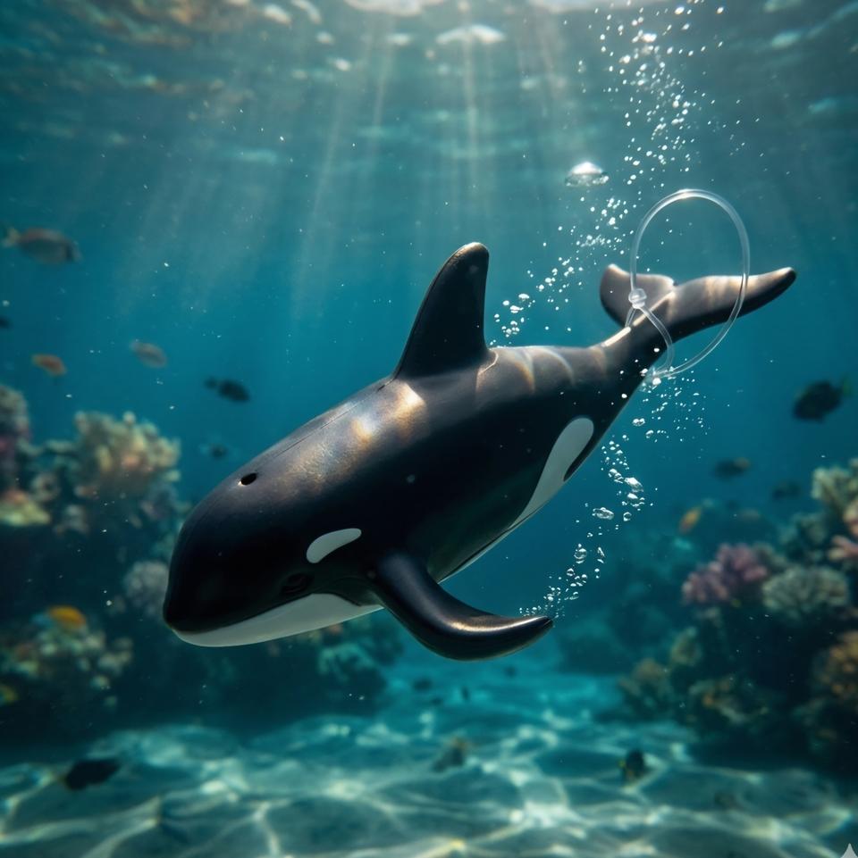 해피밀 플레이모빌 범고래