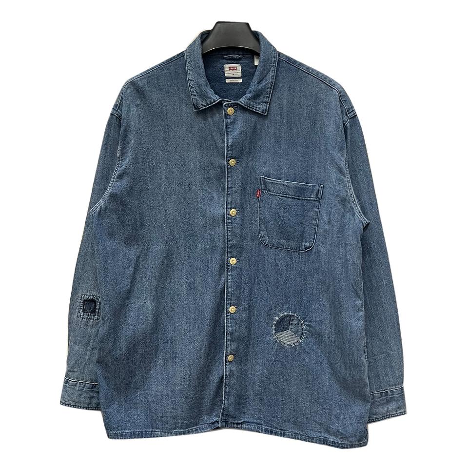 리바이스 오버사이즈 Sashiko 데님 셔츠 남방 M