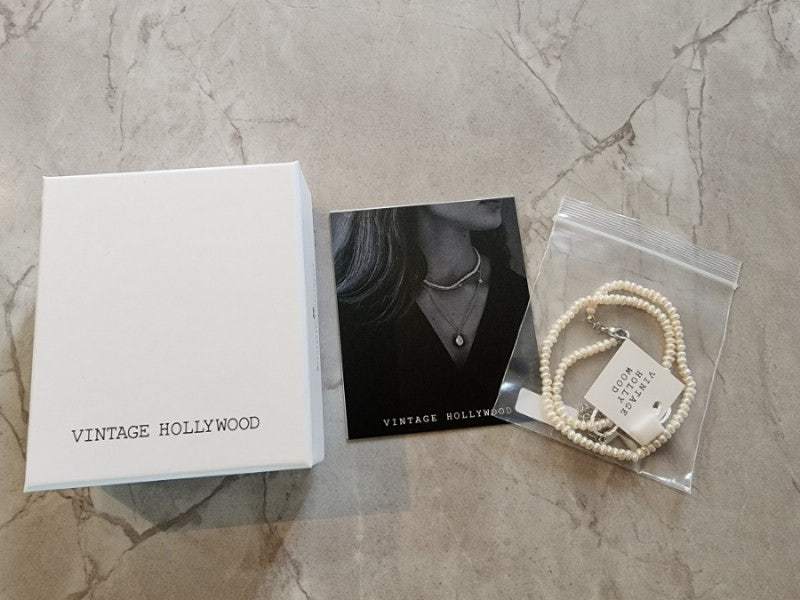 새상품) 빈티지헐리우드 진주목걸이