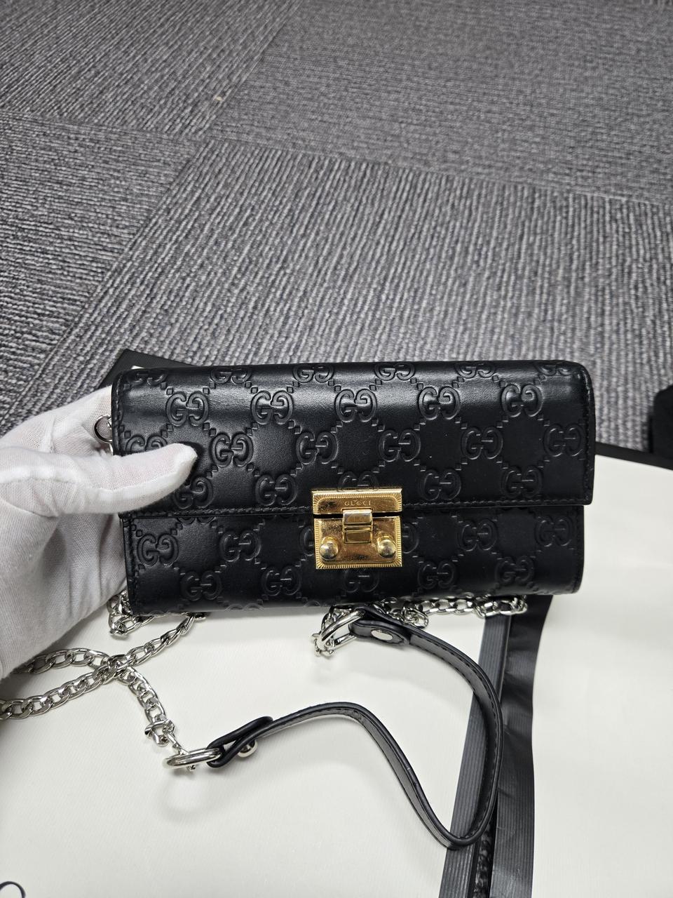 [특가][정품] 구찌 시마 패들락 미니 체인백