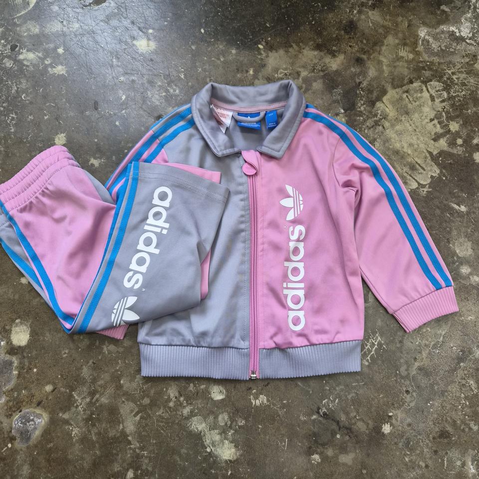 24m) 아디다스 키즈 트랙자켓 셋업 트레이닝복 세트
