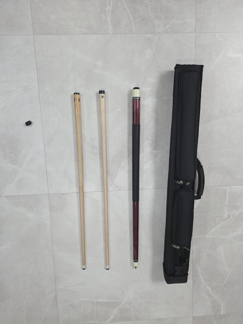 당구 개인큐 아담큐대 상대두개 하대  스틸10산조인트  개인큐가방