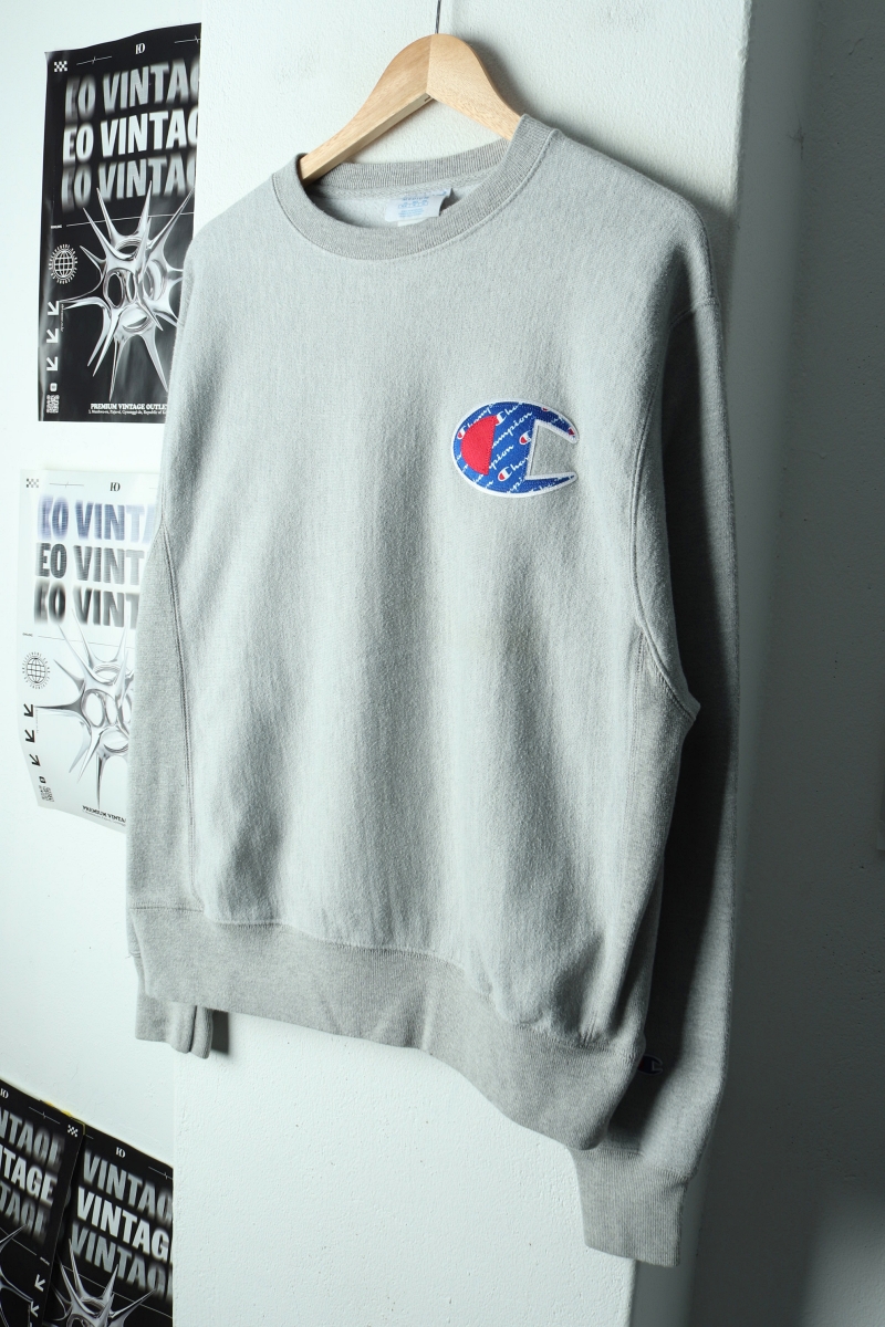 (M-XL) 챔피온 맨투맨 티셔츠 리버스위브 그레이 약기모-17CA7
