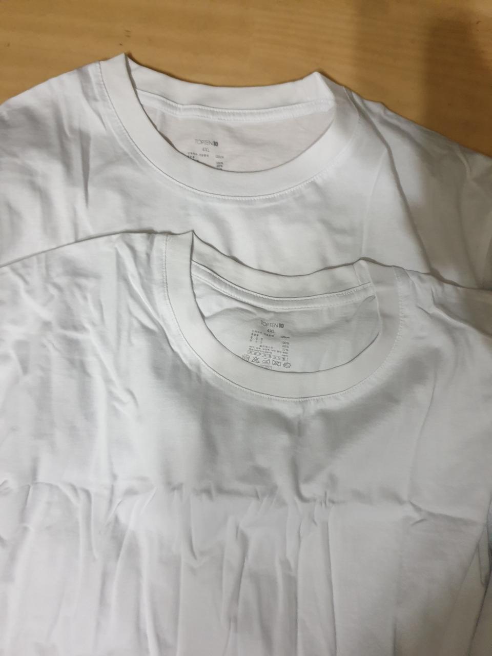 새옷 두벌다줌 빅사이즈 반팔티 4xl