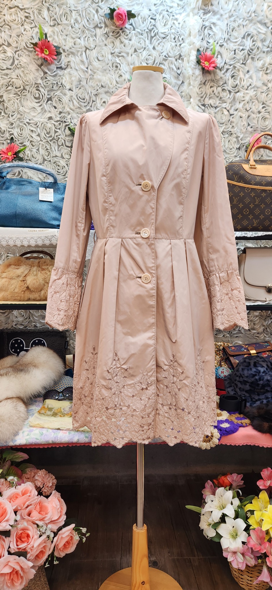 MERVEILLEUX VENTE 프라다 원단 하프코트 (55 66)