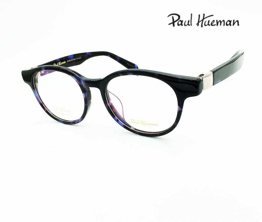 폴휴먼 블랙 블루그레이 레오파드 데일리 안경테 PHF-595-1A 새제품