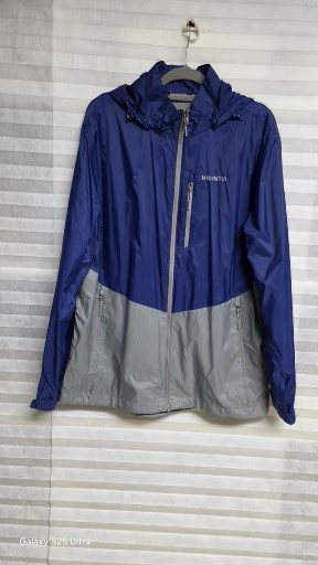 마운티아 바람막이 블루/회색