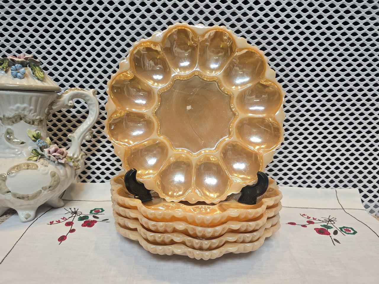 U.S.A 앵커호킹 미드 센투리 앰버 트레이<소분가능상품>.