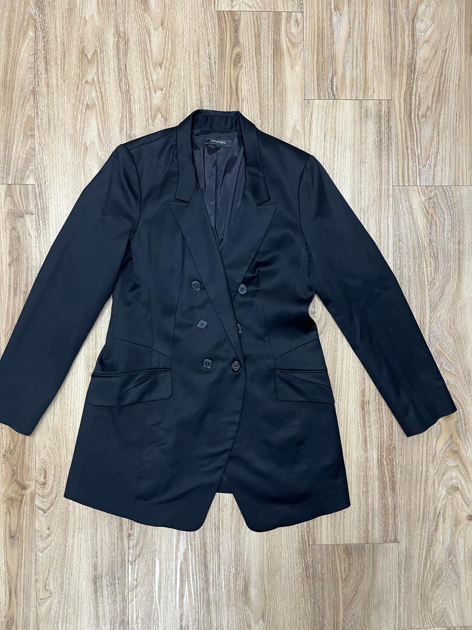 꼼빠니아 롱 더블 블레이저 77