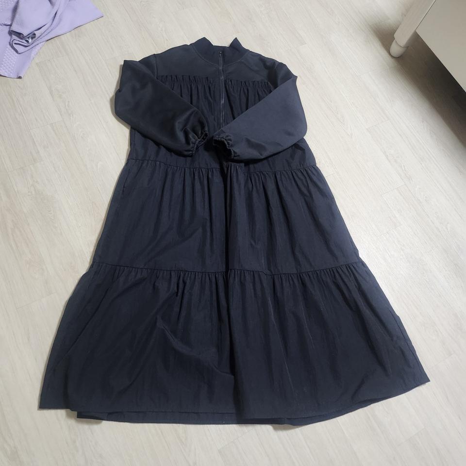 여유핏 바스락 롱원피스