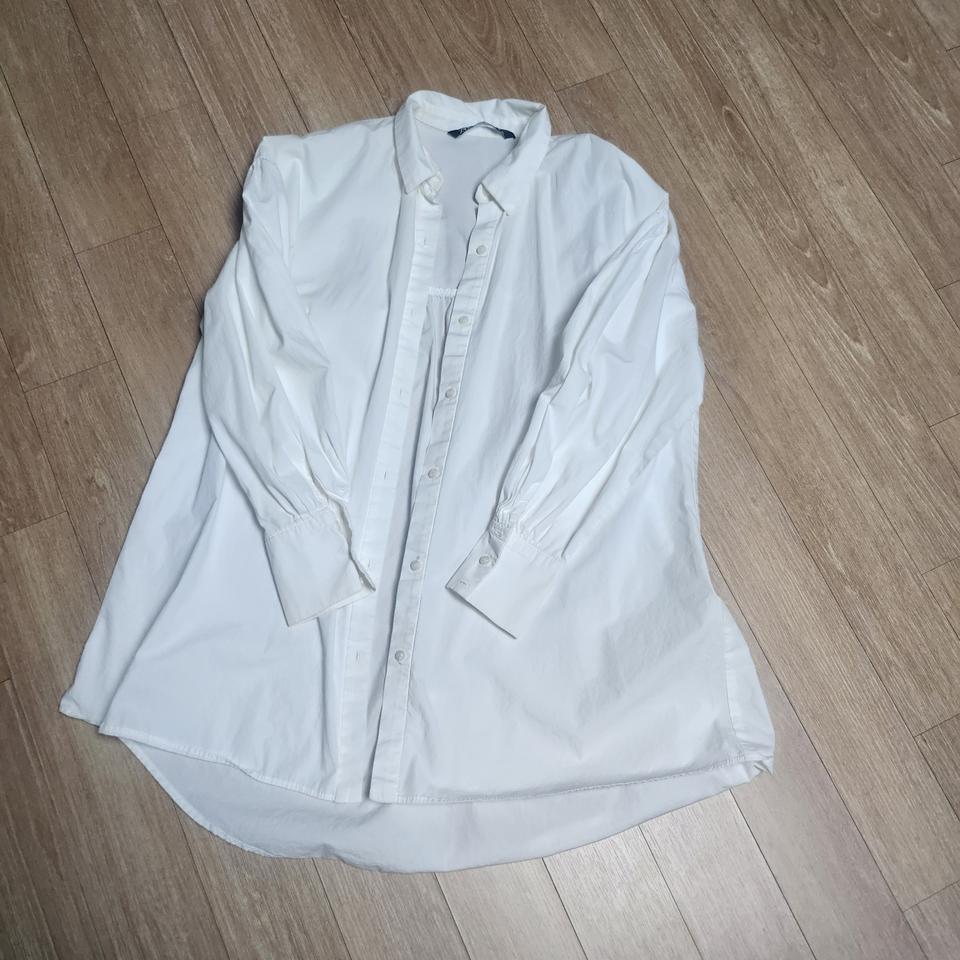 자라 여유핏 롱셔츠