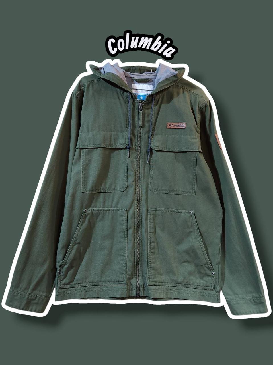 M/ 콜롬비아 사파리 후드집업 카키 /0327