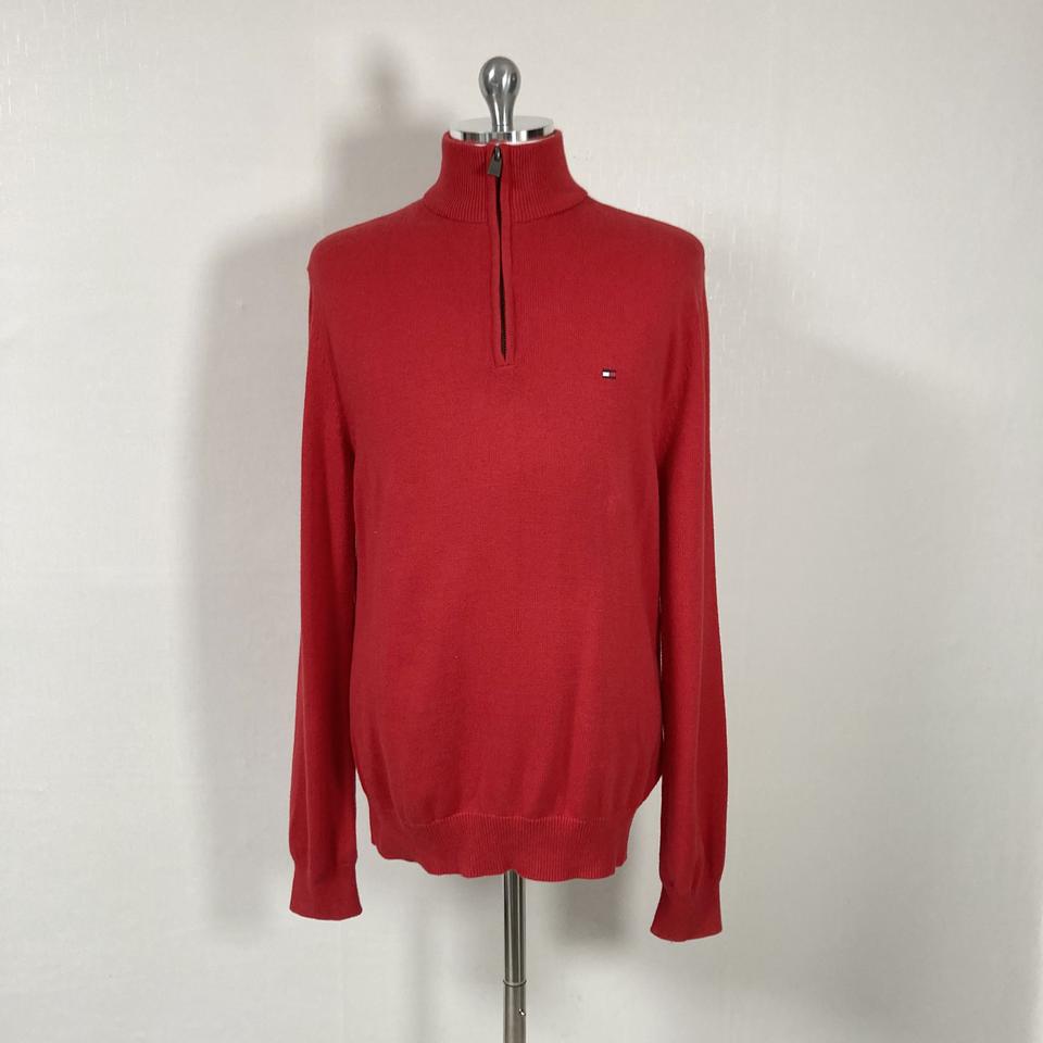 타미힐피거 남성레드니트티S 호호상점