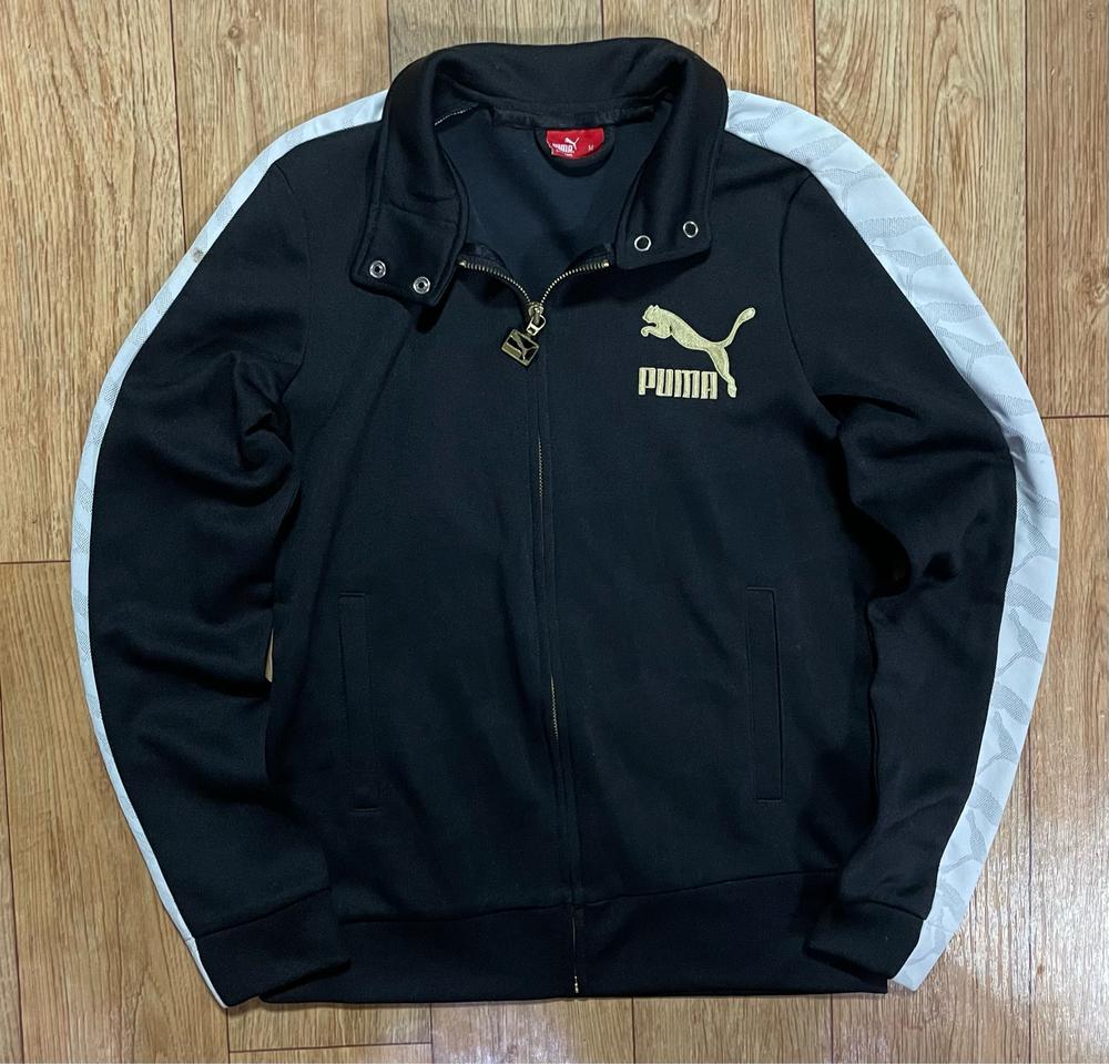 Puma 푸마 블랙 트랙탑 져지 트레이닝 자켓