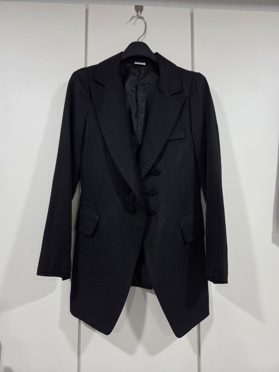 XS 블랙 더블 버튼 자켓