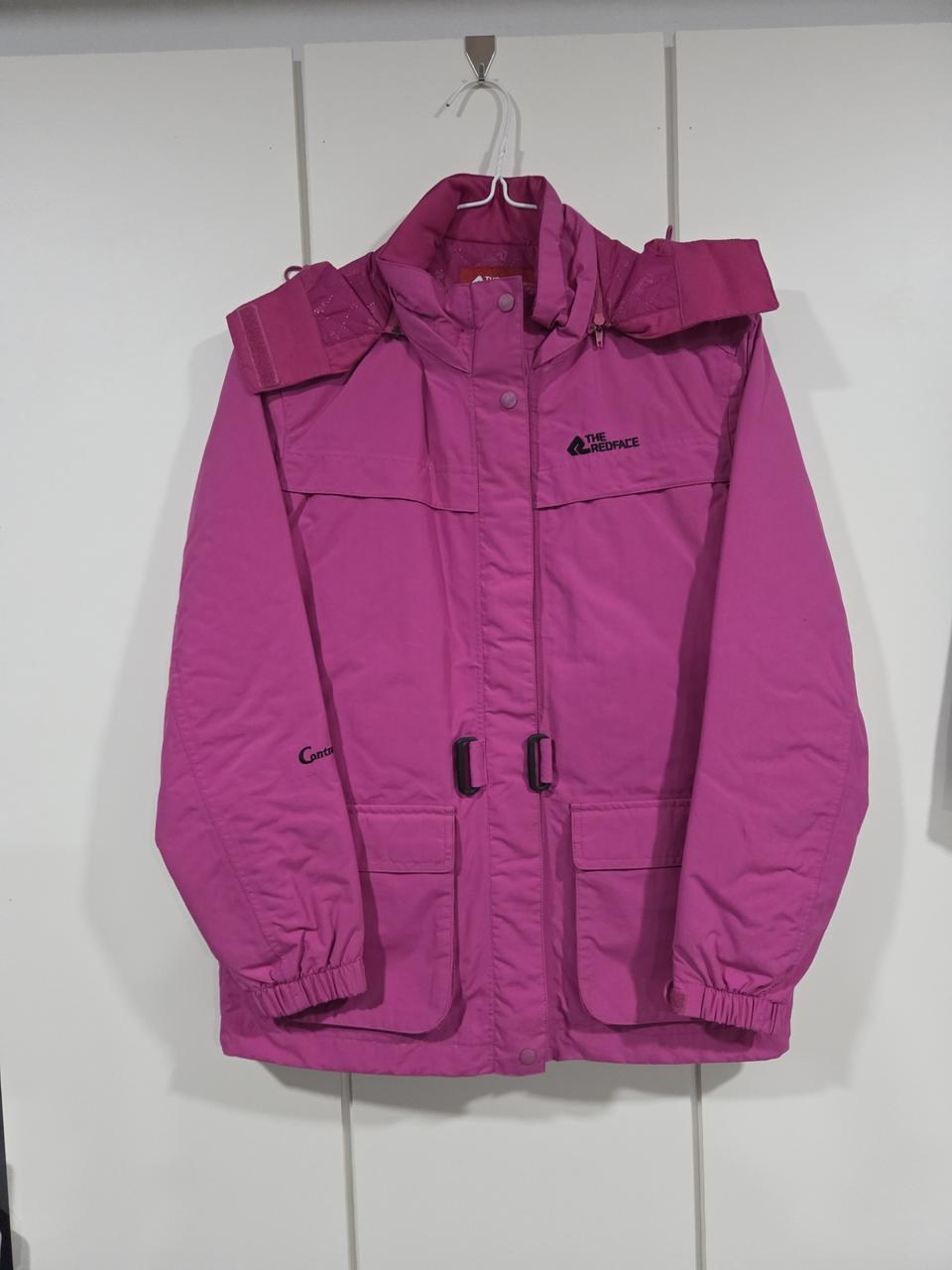 레드페이스 핑크색 여성 바람막이 점퍼