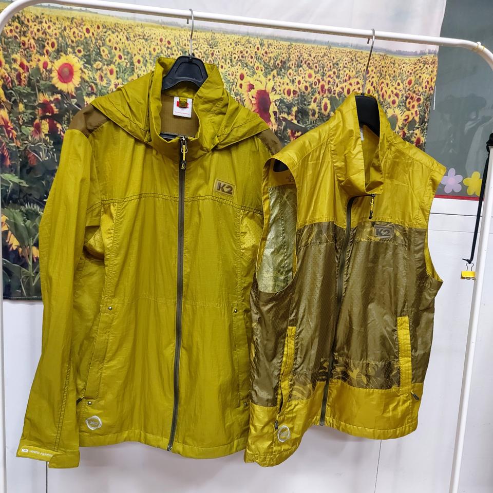 K2 경량 바람막이+베스트 셋업 남성105 6c25