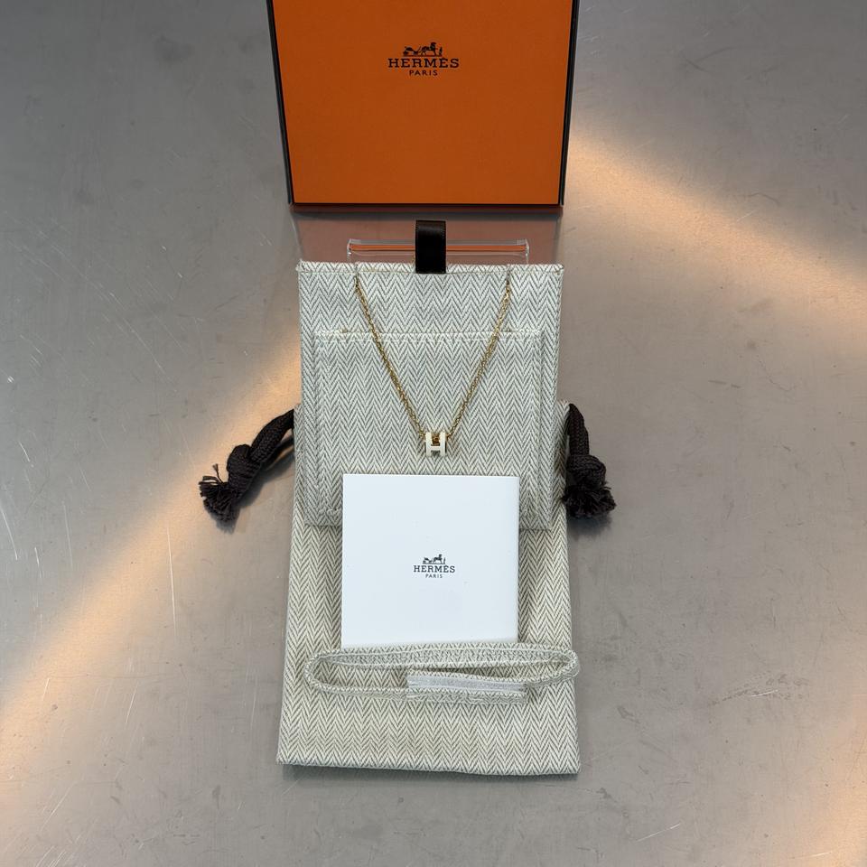 [리오브전포점] 에르메스 미니 팝아슈 누아 펜던트 목걸이