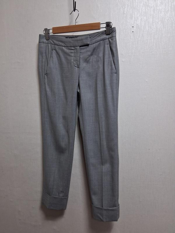 띠어리 춘추 슬랙스팬츠 얇은 혼방모제풍 작은신장155이하24인치