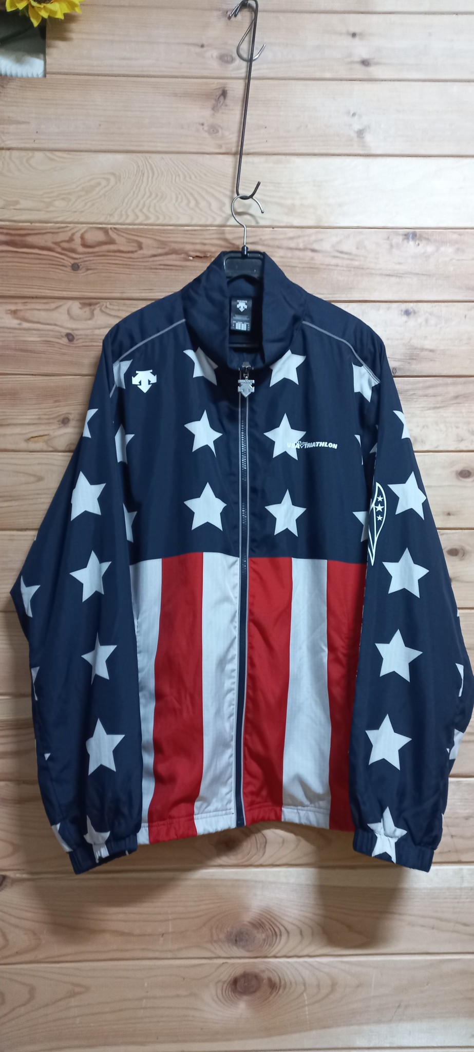 데상트 USA 트라이애슬론 바람막이