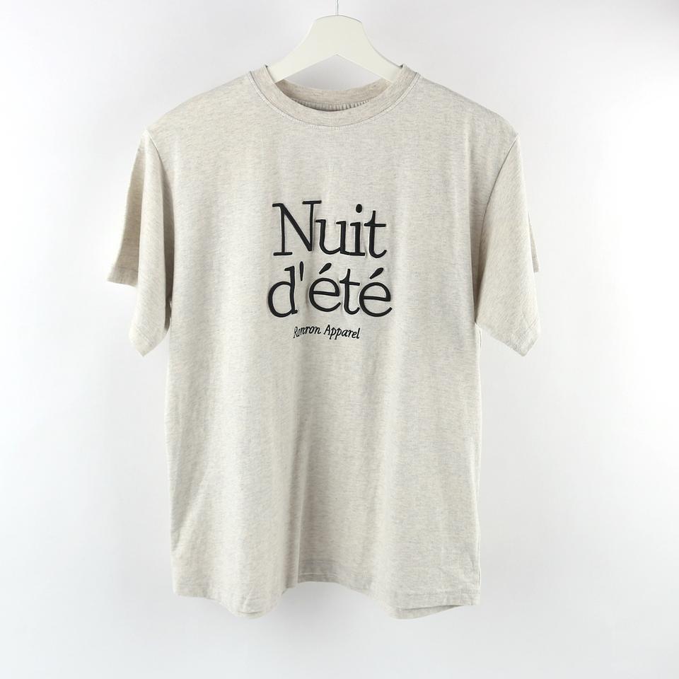 F / 론론 여성 자수 여름 반팔 코튼 티셔츠 C008P -470