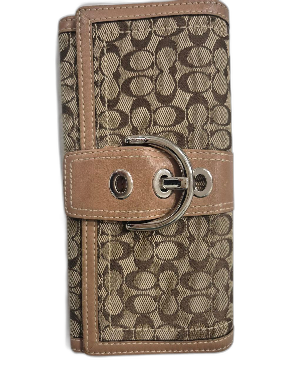 코치 버클 지갑