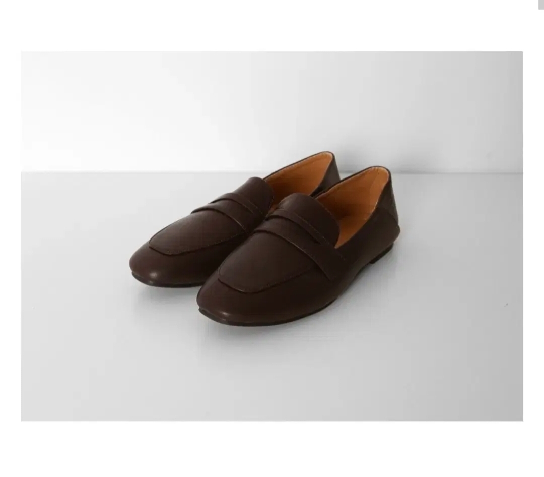 245 로렌하이 Made 소프트 스탭 로퍼 바부슈 다크 브라운 새상품