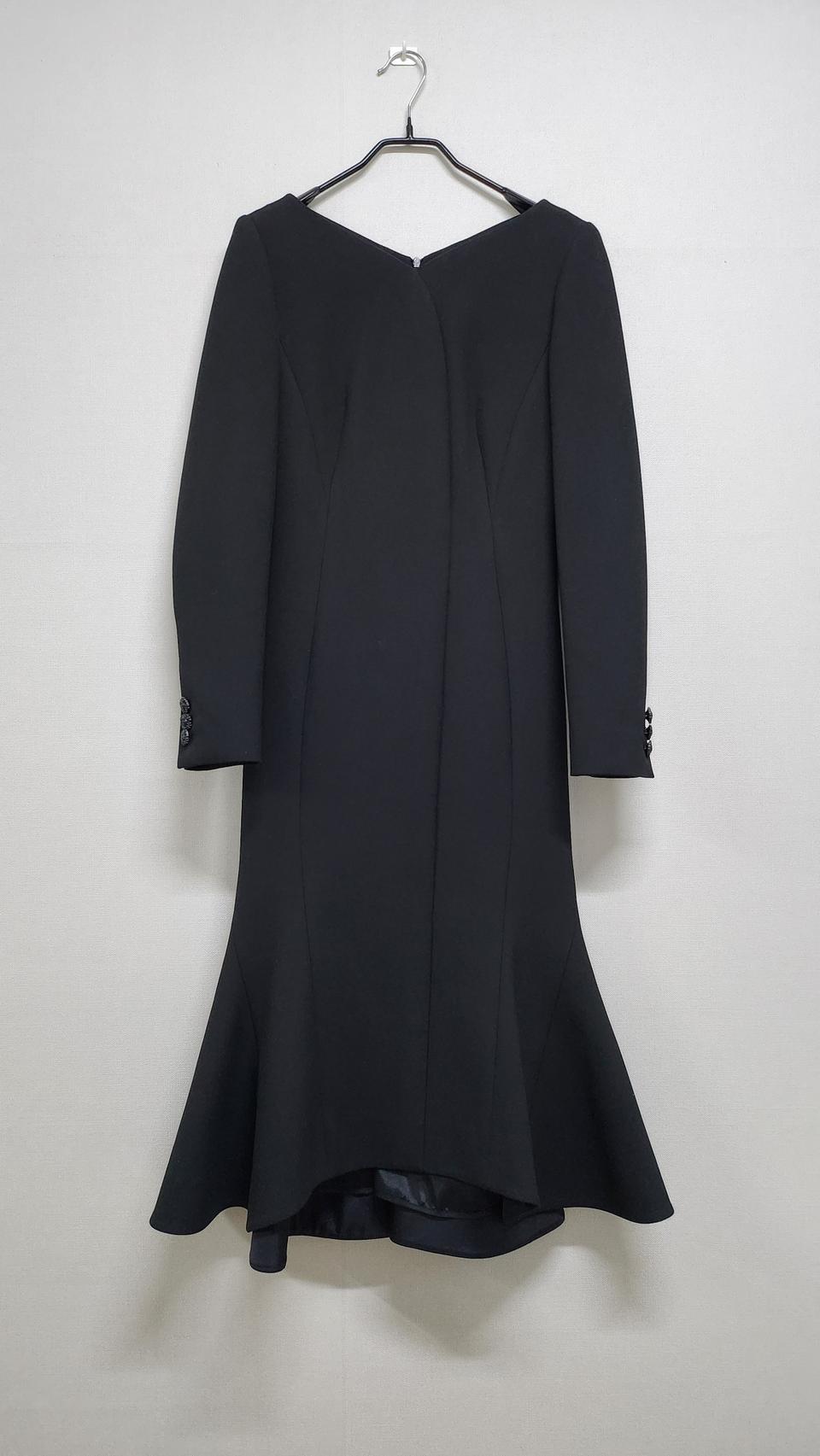 2회착용) 미샤 MICHAA 머메이드 원피스 55 블랙