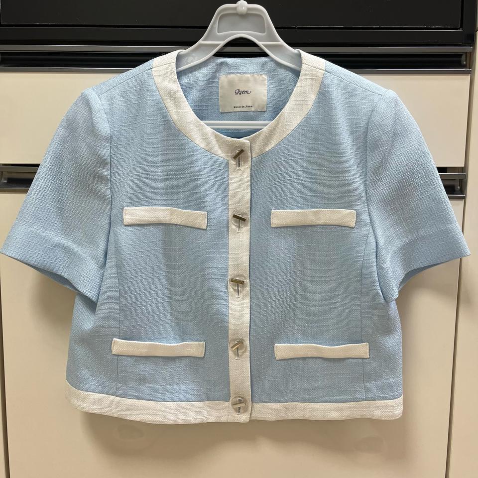 로엠 트위드 반팔 자켓 S