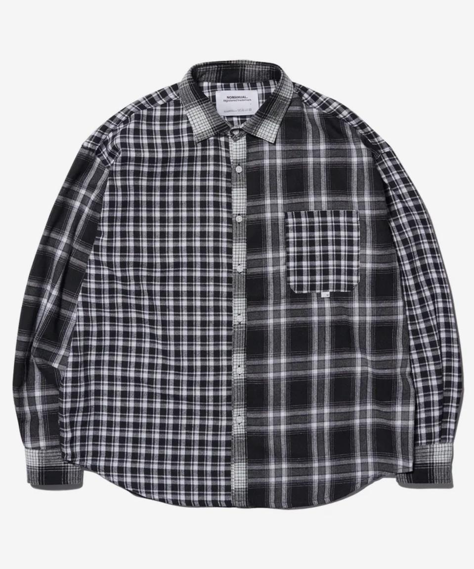 노매뉴얼 체크셔츠 XL사이즈