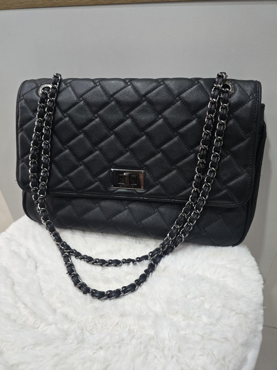 시슬리 블랙 체인백