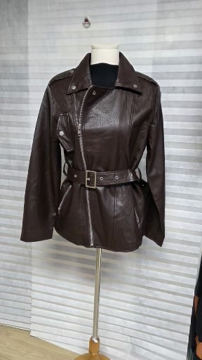 Live Forever 브라운 라이더자켓