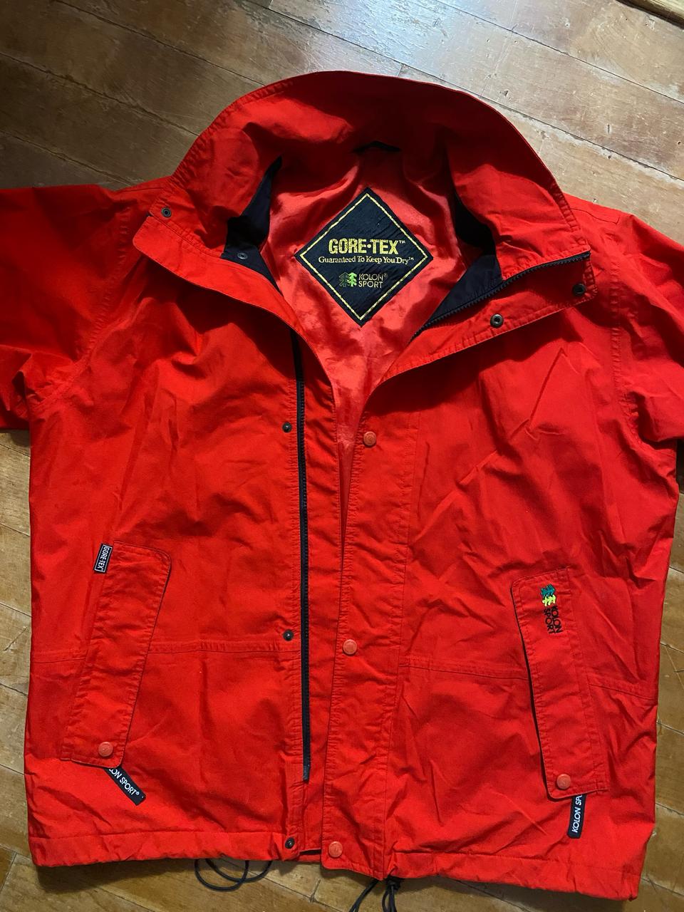 코오롱스포츠 고어텍스 레드 자켓 105