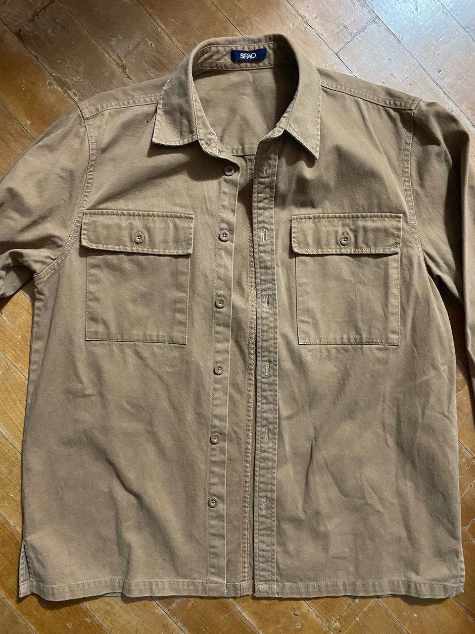 (해외판) 스파오 워크웨어 베이지 남방 (100)