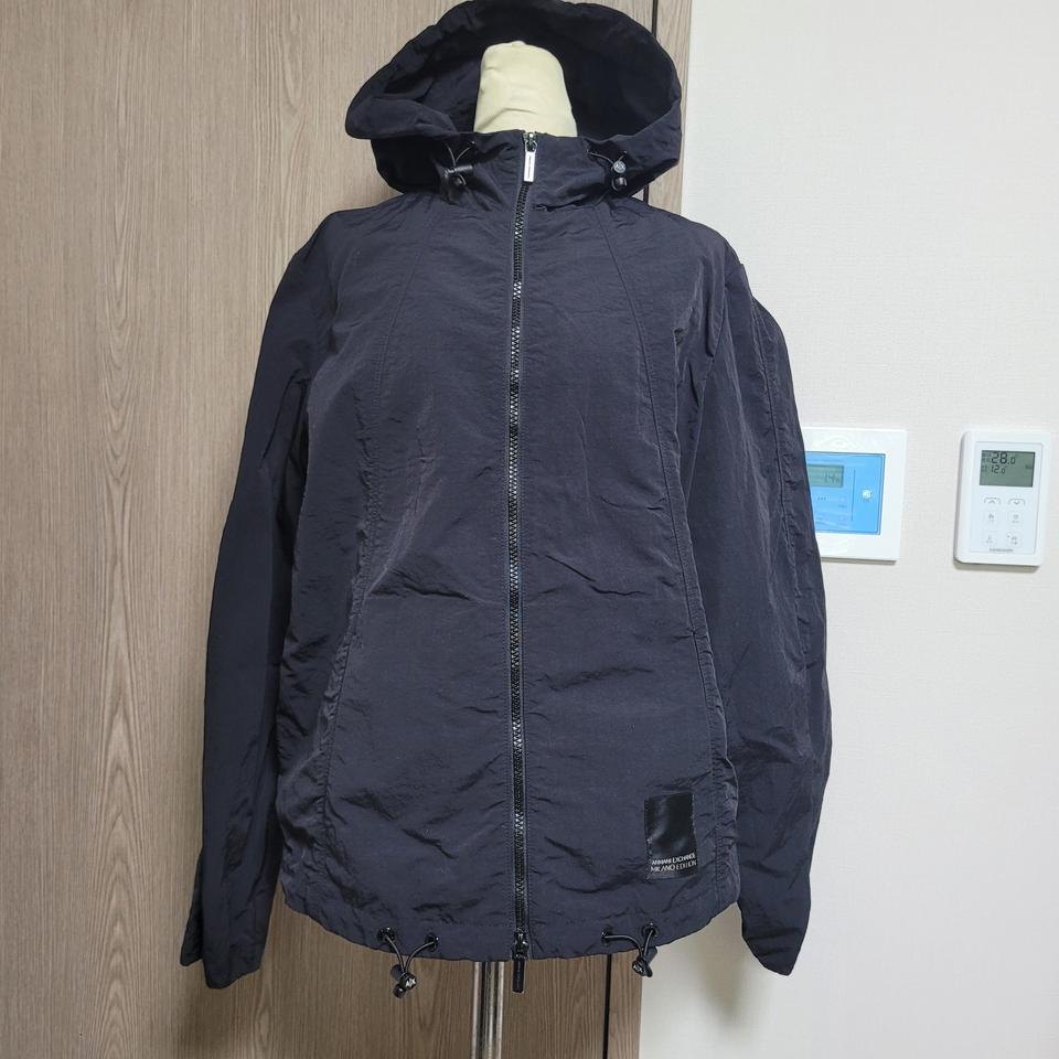 아르마니 익스체인지 후드 바람막이 블랙