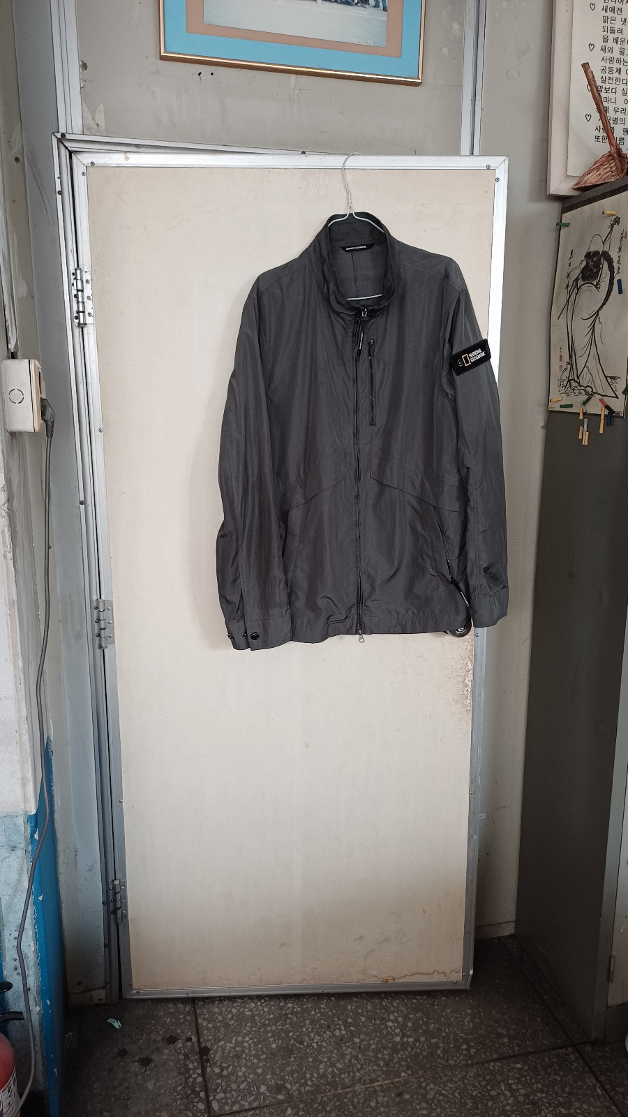 네셔날지오그래픽 남성봄자켓110싸이즈