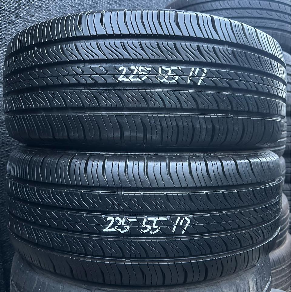 225 55 17한국중고타이어2개2255517