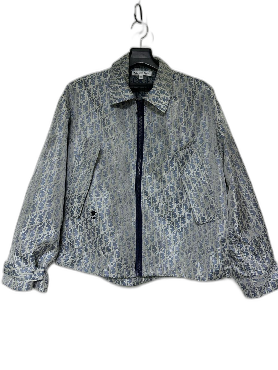 디올 오블리크 블루종 자켓