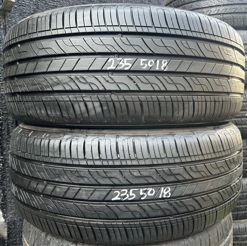 235 50 18금호중고타이어2개2355018