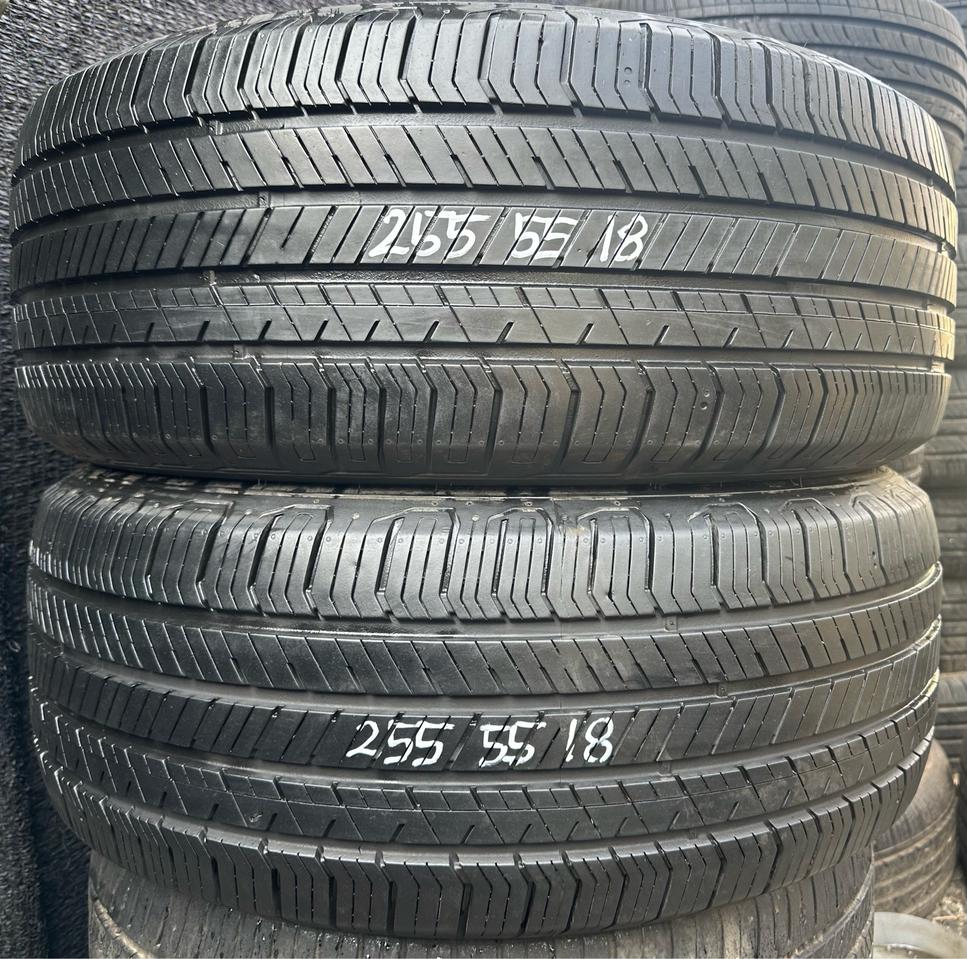 255 55 18한국중고타이어2개2555518