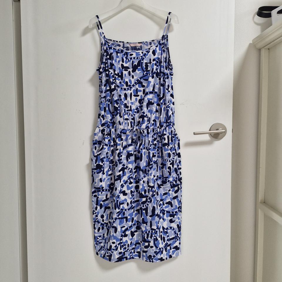 (새상품55)올리비아하슬러 허리밴드스트링 끈 미디원피스