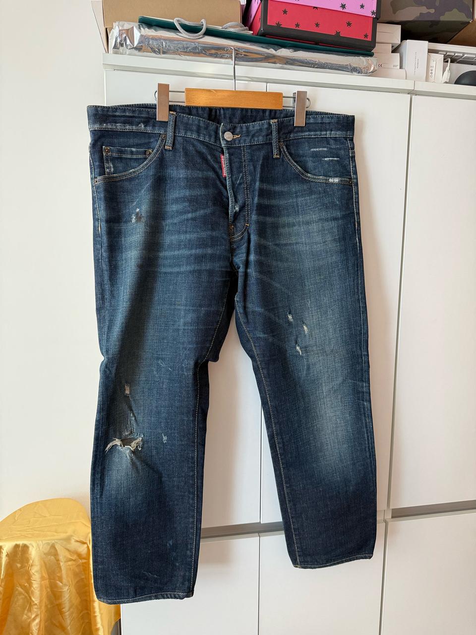 디스퀘어드 DSQ D2 디퀘 루키진 데님 청바지 56사이즈 정품