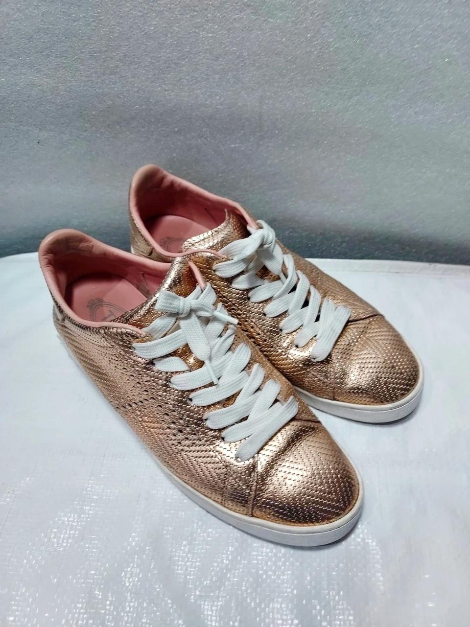 토즈정품로즈골드스니커즈