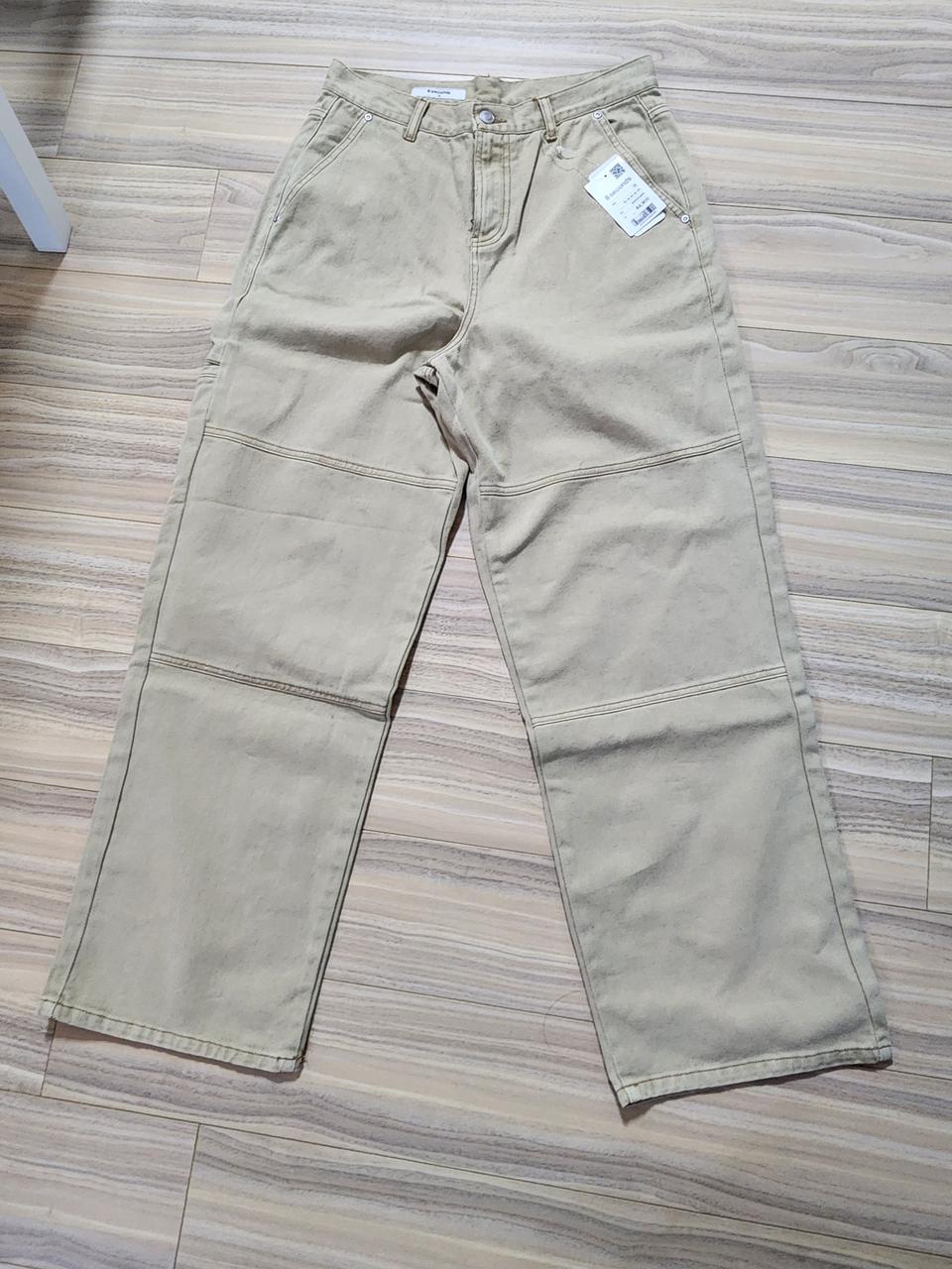 에잇세컨즈가먼트다잉팬츠바지베이지