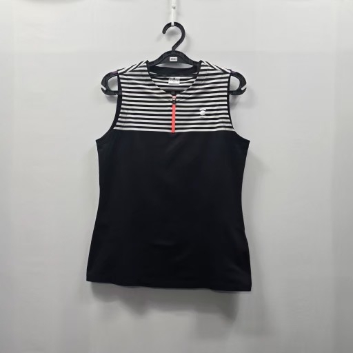 0033 W.ANGLE 와이드앵글 여성 민소매 골프웨어 95 네이비 스트