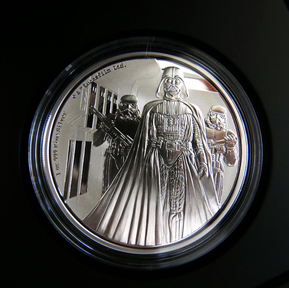 2016 니우에  "Darth Vader" Star Wars 1온스 은화
