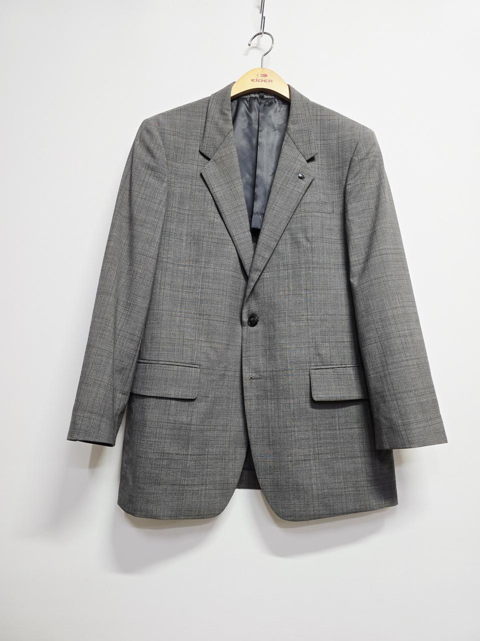 커스텀멜로우 체크 패턴 남성 자켓