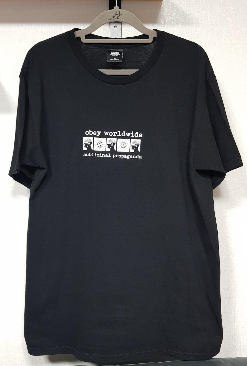 OBEY 오베이 월드와이드 프린팅 반팔티셔츠 95