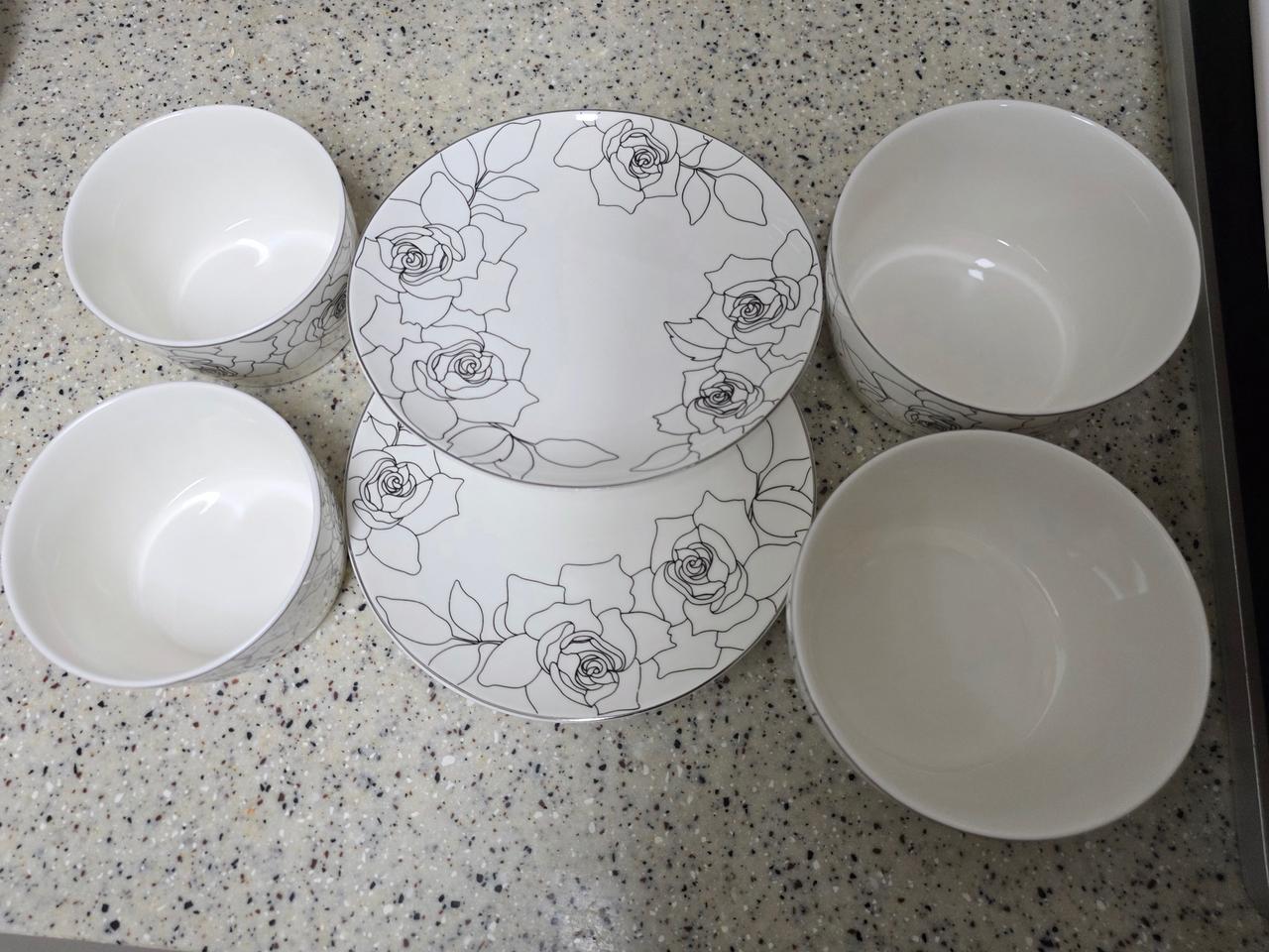 French Bull 접시 그릇